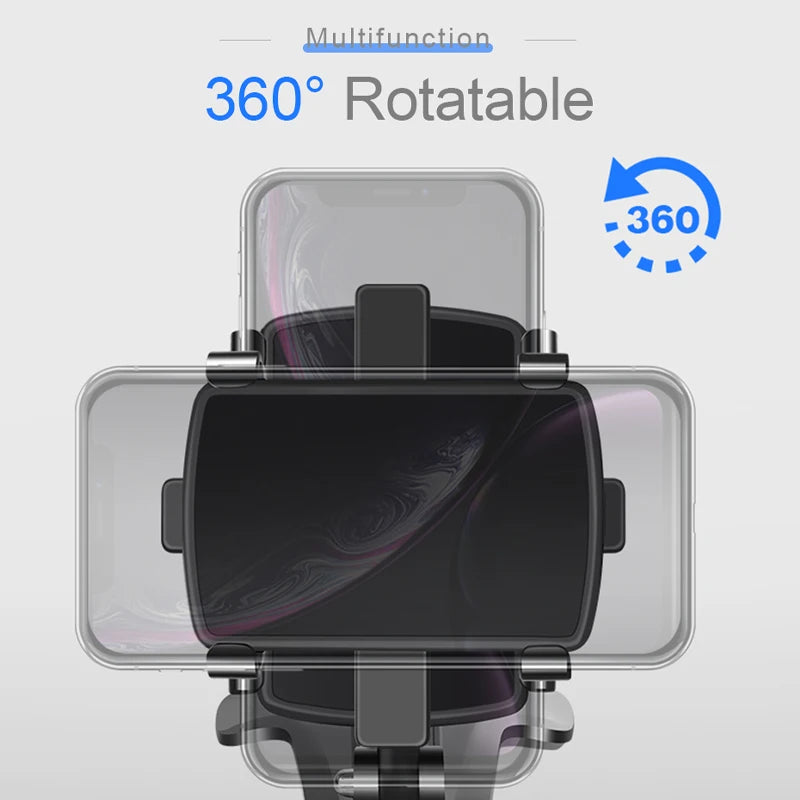 Support de téléphone de voiture à 360 degrés, support universel pour smartphone, fixation pour tableau de bord et poignée de voiture.