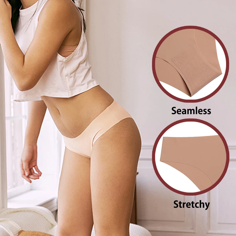 Ensemble de 3 culottes sexy sans coutures pour femme