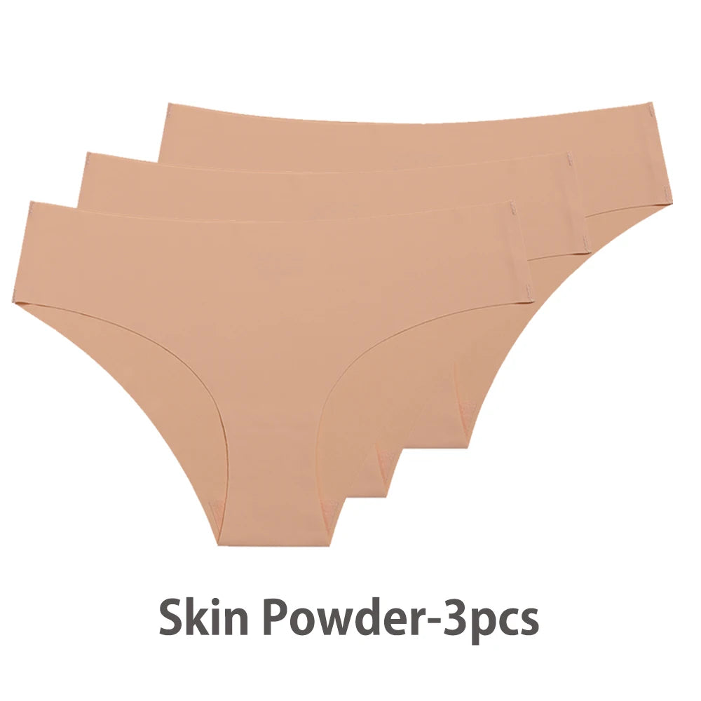 Ensemble de 3 culottes sexy sans coutures pour femme