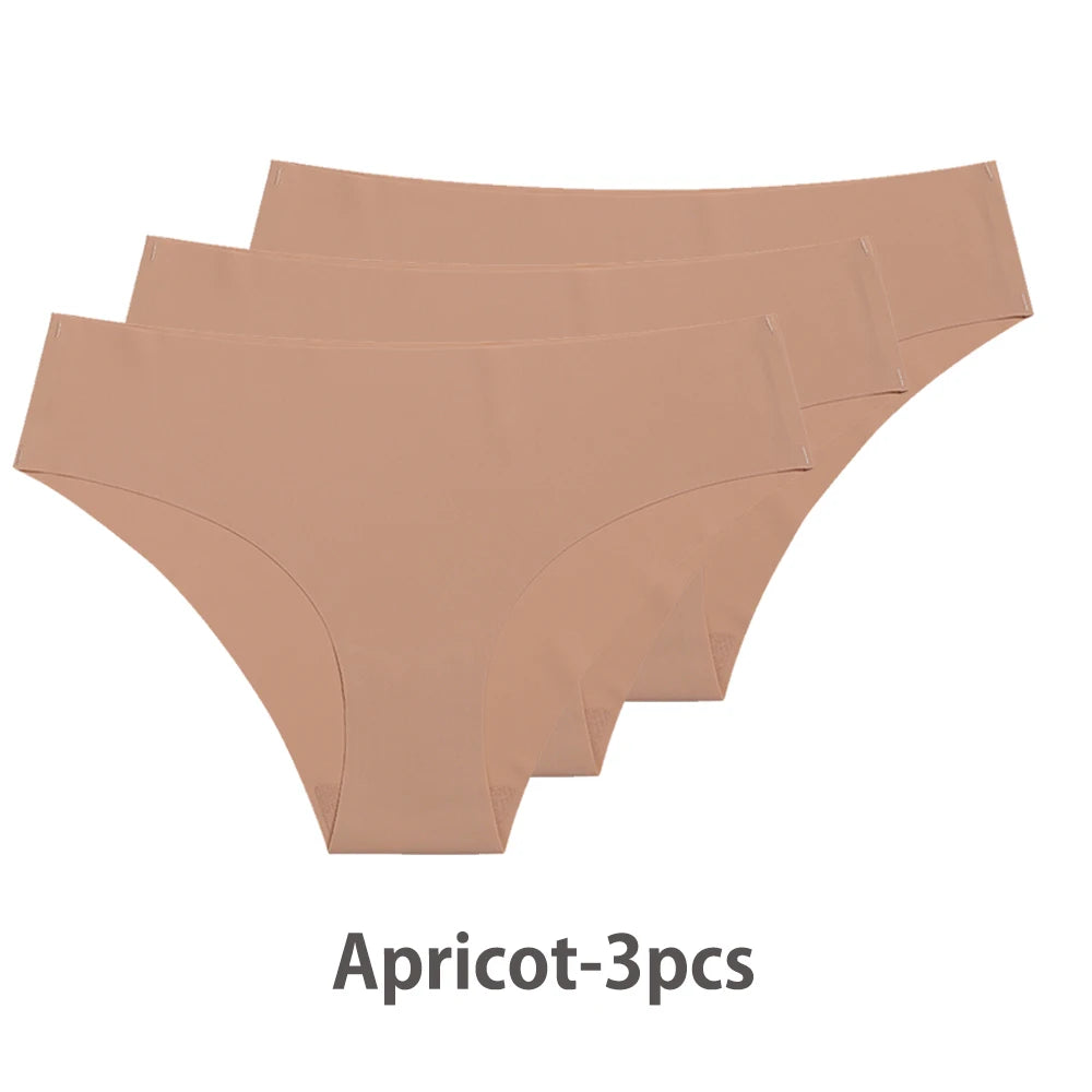 Ensemble de 3 culottes sexy sans coutures pour femme