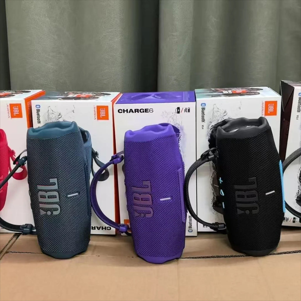 JBL Charge 6 Original‌ Enceinte sans fil étanche avec amplification des basses et tweeter de précision pour un son stéréo portable en extérieur‌