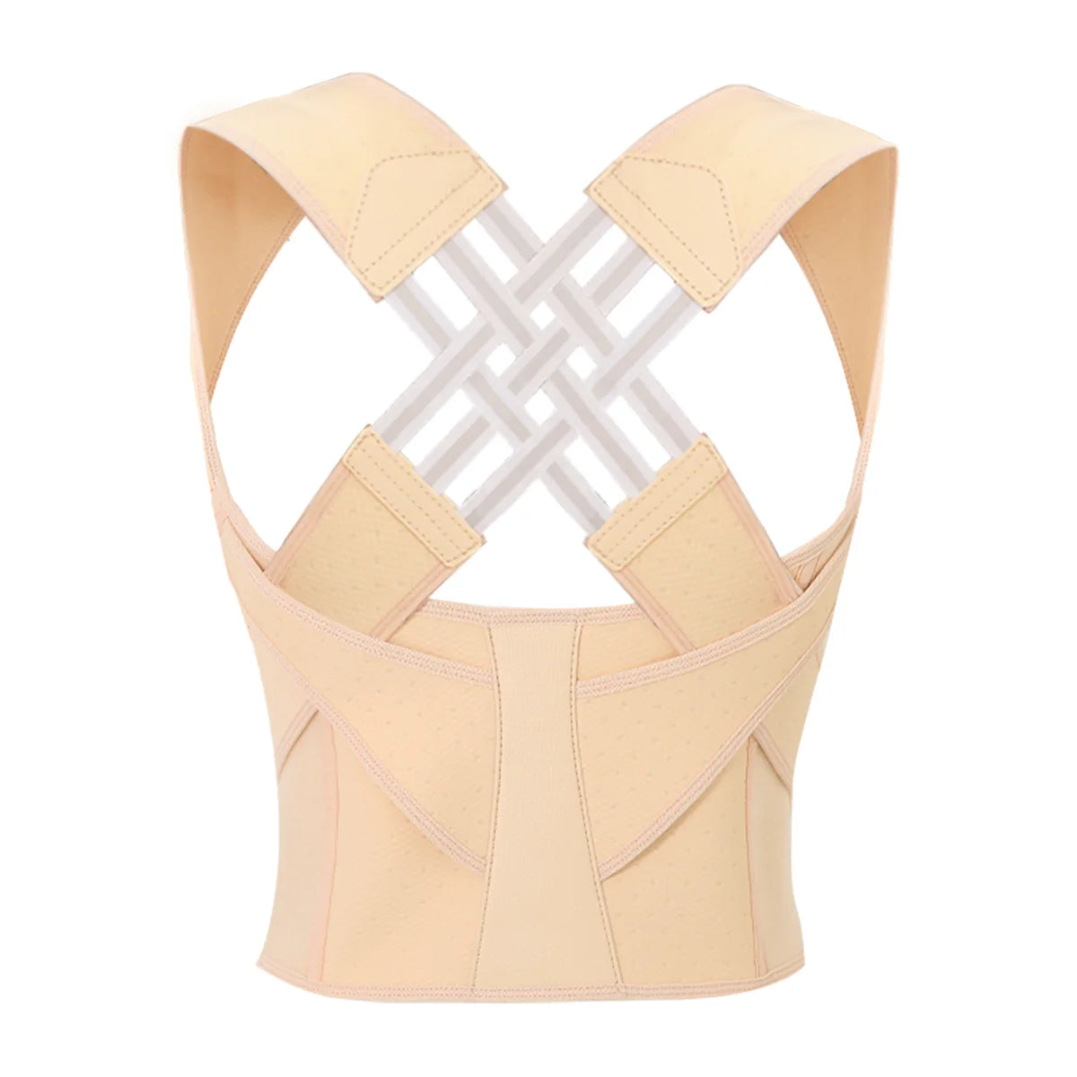 Correcteur de posture dorsal ajustable pour femmes et hommes - prévient le dos voûté, soulage les douleurs.