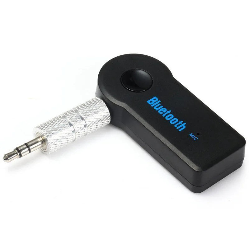 Récepteur Bluetooth 5.0 sans fil 2 en 1 avec prise jack 3,5 mm pour voiture, audio auxiliaire, émetteur-récepteur A2DP et kit mains libres