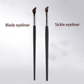 Pinceau eyeliner en forme de faucille, pinceaux pour le contour des yeux et le contour de l'œil
