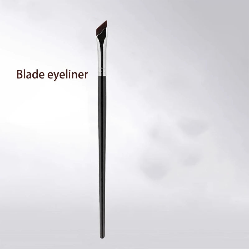 Pinceau eyeliner en forme de faucille, pinceaux pour le contour des yeux et le contour de l'œil