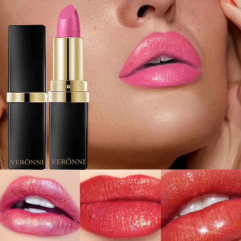 Rouge à lèvres brillant et hautement pigmenté, résistant aux taches, longue tenue, waterproof