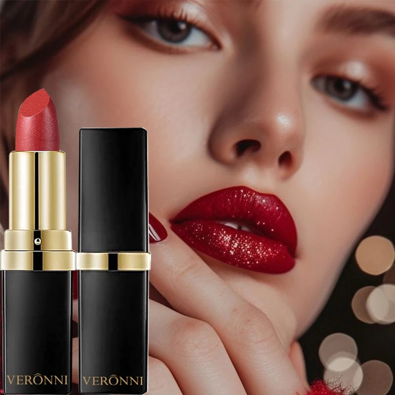 Rouge à lèvres brillant et hautement pigmenté, résistant aux taches, longue tenue, waterproof