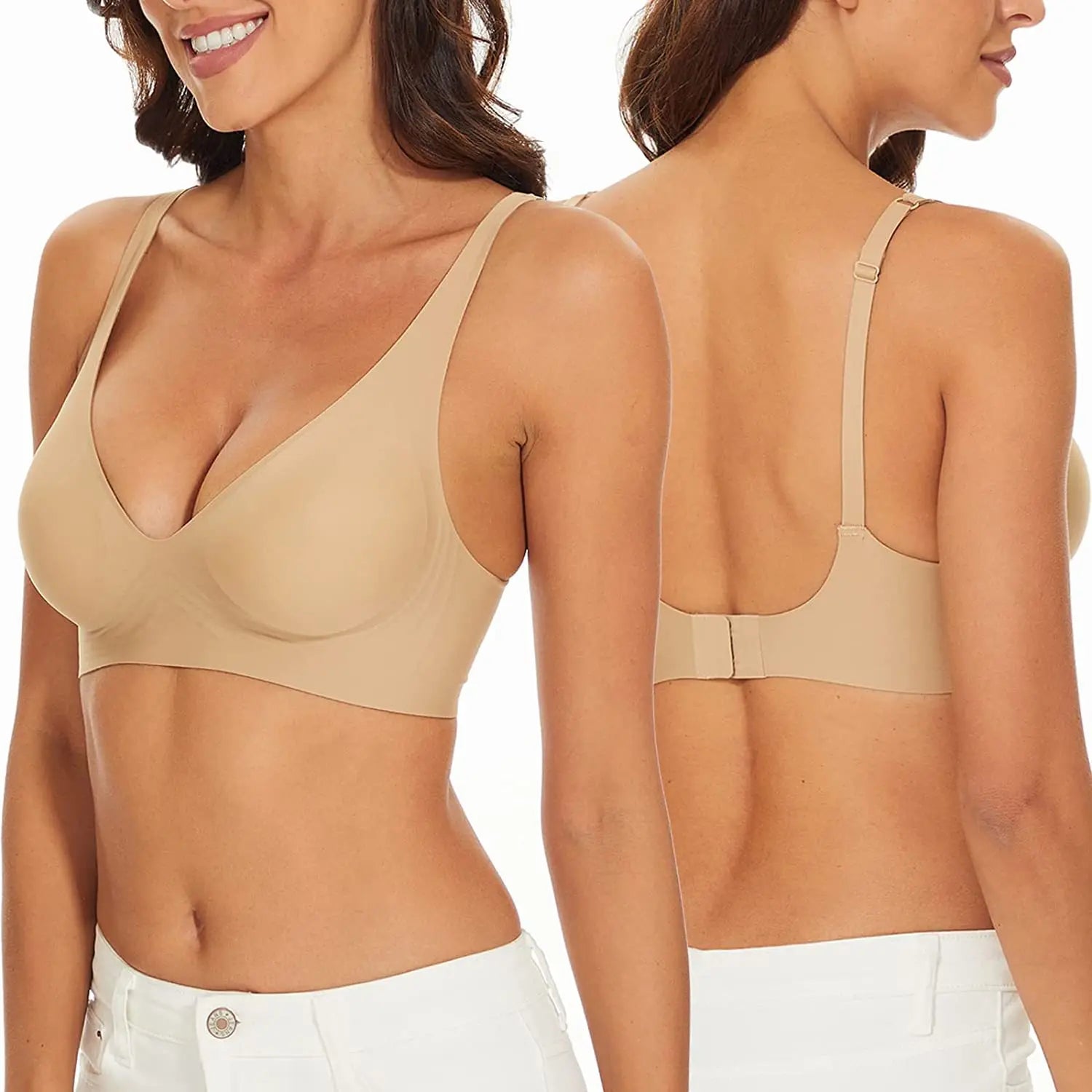 Soutien-gorge sexy sans coutures et sans armatures - Soutien-gorge ajustable