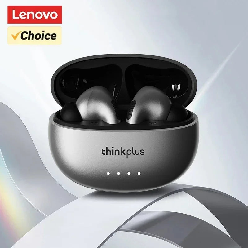 Écouteurs sans fil Lenovo LP5 PRO Bluetooth 5.4 TWS, son HiFi, idéaux pour le jeu et le sport, avec longue autonomie, commandes tactiles.