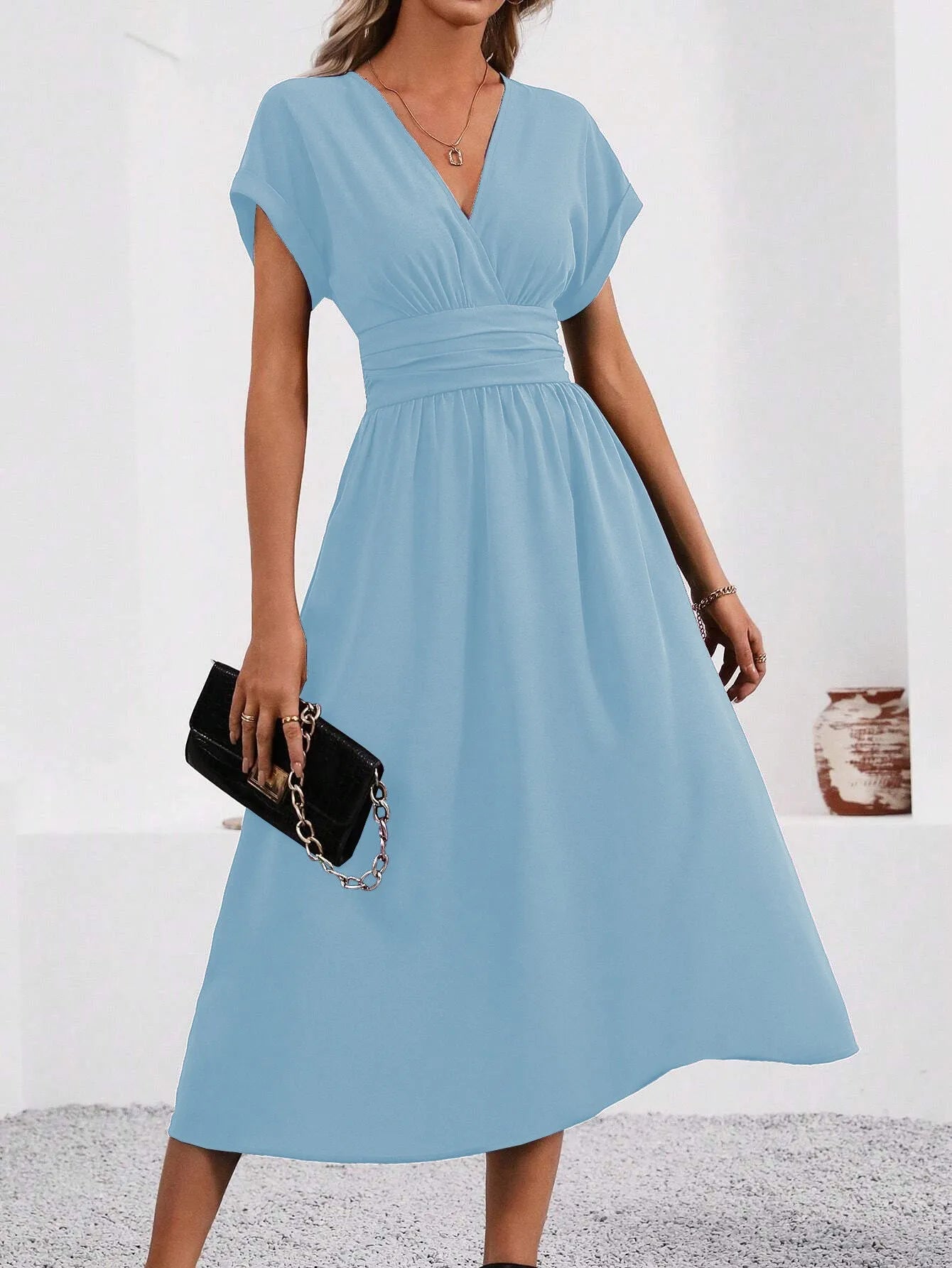 Robe longue maxi fluide et élégante pour femme