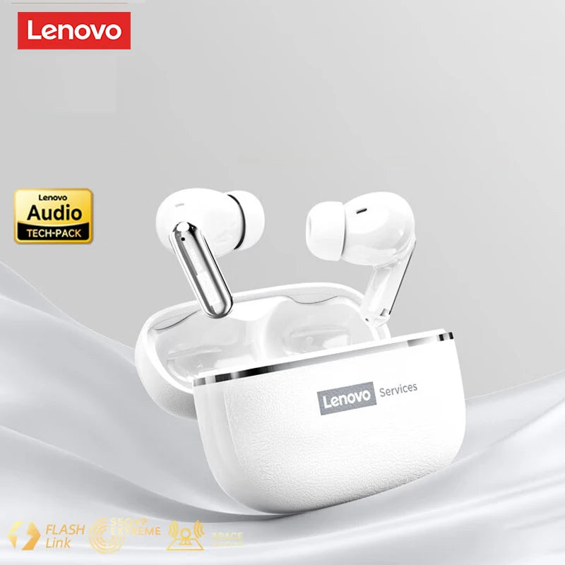 Écouteurs sans fil Lenovo LE208 TWS Bluetooth 6.0 en cuir, stéréo, réduction de bruit ENC, faible latence (38 ms), casque gaming