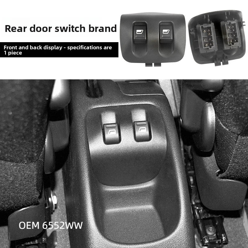 Interrupteur de lève-vitre électrique principal pour Peugeot 206 206CC 206SW 306 206