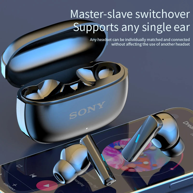 Écouteurs intra-auriculaires Bluetooth Sony Mate 50 d'origine, sans fil, stéréo, avec micro et commandes tactiles. Réduction de bruit active. Casque Hi-Fi pour le sport.