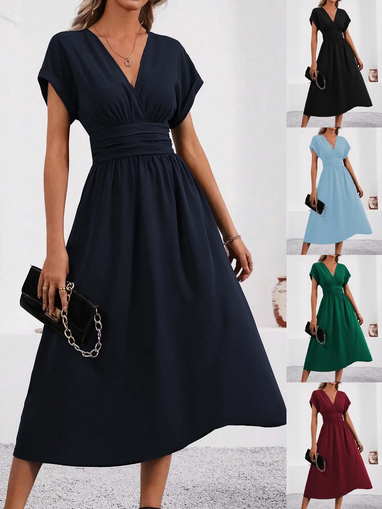 Robe longue maxi fluide et élégante pour femme