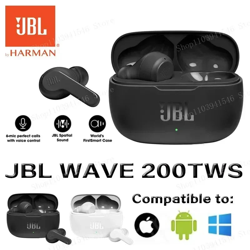 Écouteurs sans fil JBL WAVE 200TWS