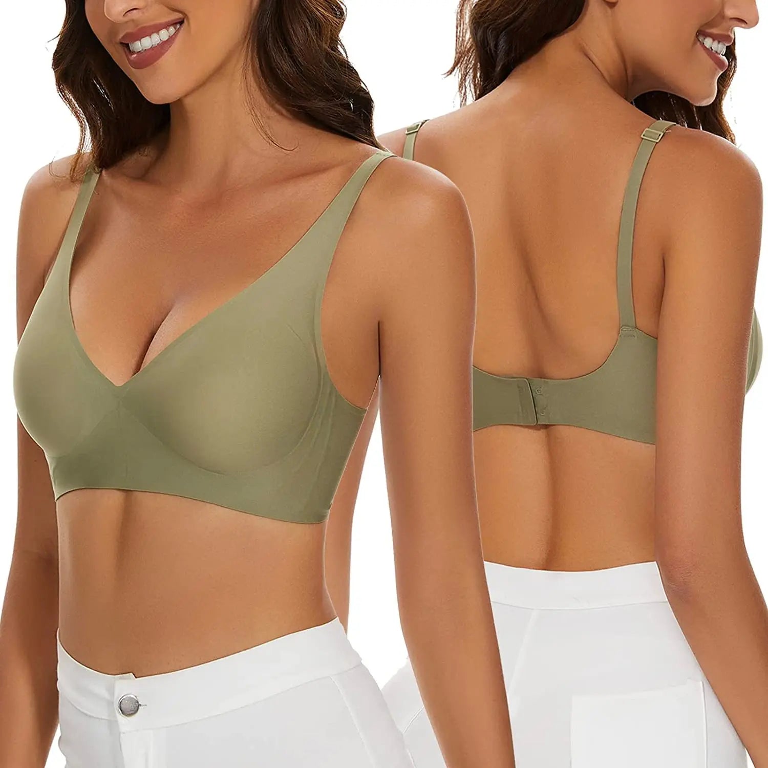 Soutien-gorge sexy sans coutures et sans armatures - Soutien-gorge ajustable