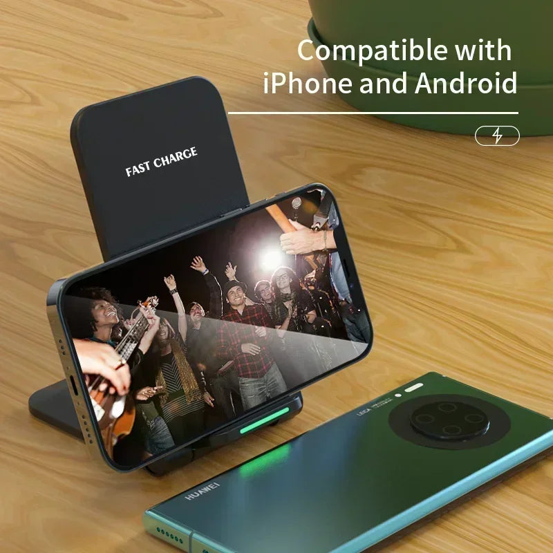 Chargeur sans fil - Charge rapide pour iPhone , Samsung  et Xiaomi