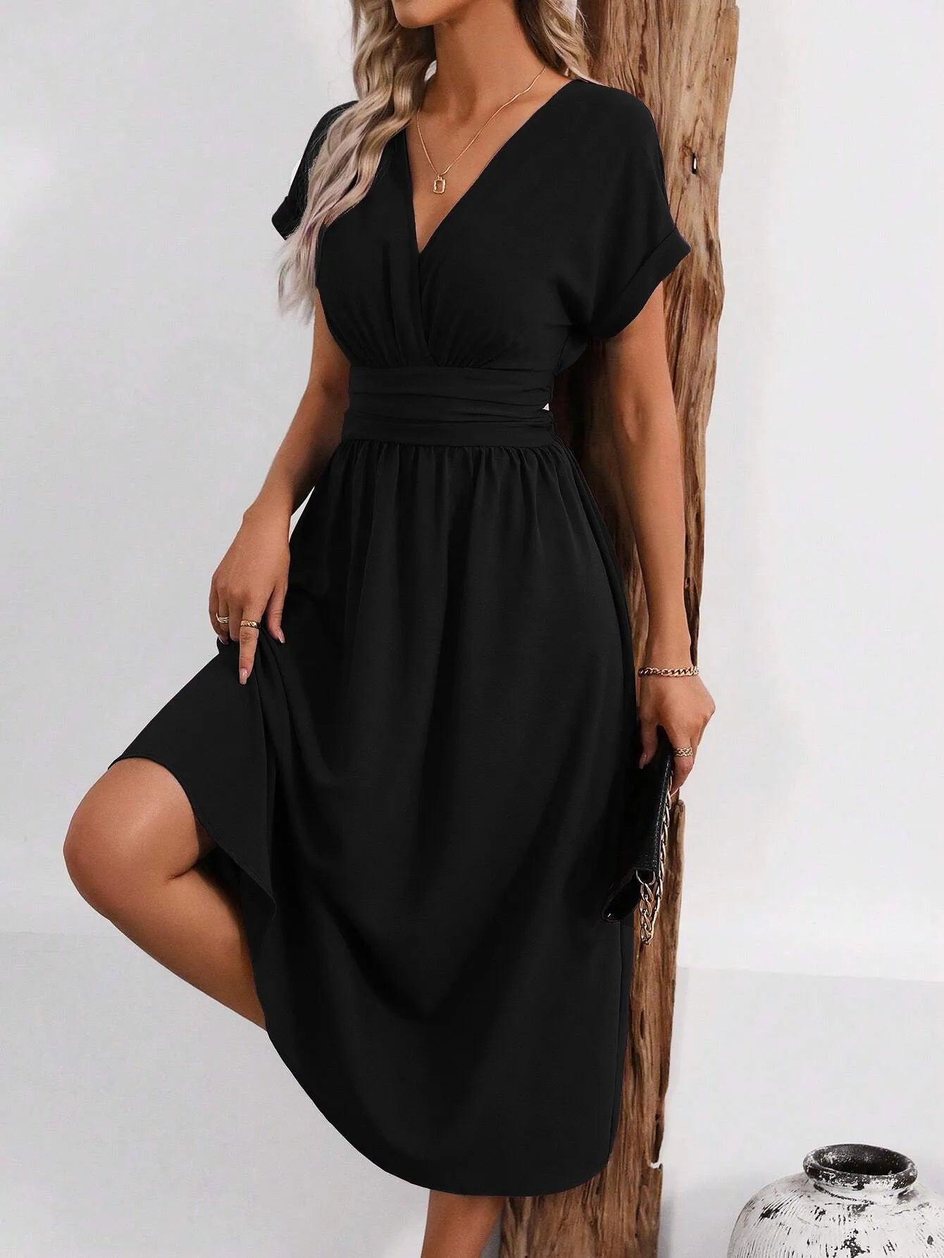 Robe longue maxi fluide et élégante pour femme