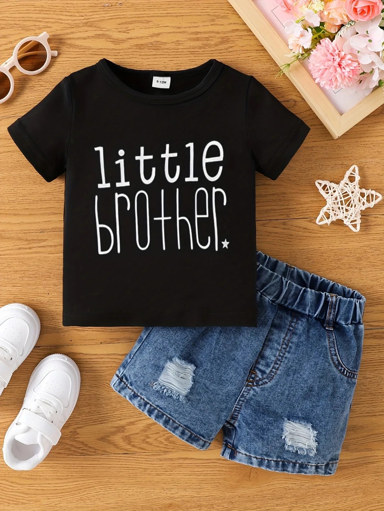 T-shirt d'été Aby pour filles. Short non inclus.