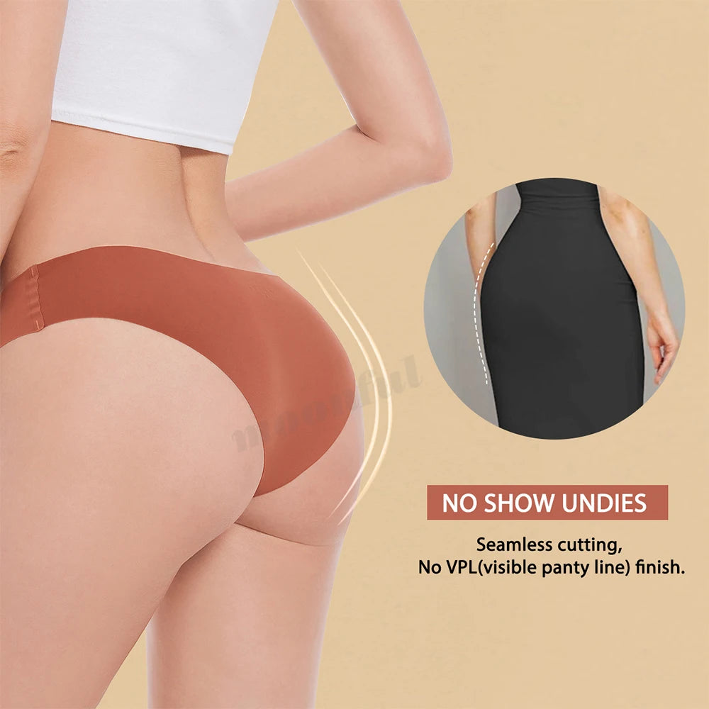 Ensemble de 3 culottes sexy sans coutures pour femme